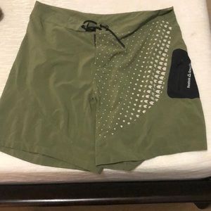 Reebok Crossfit Large Green Short